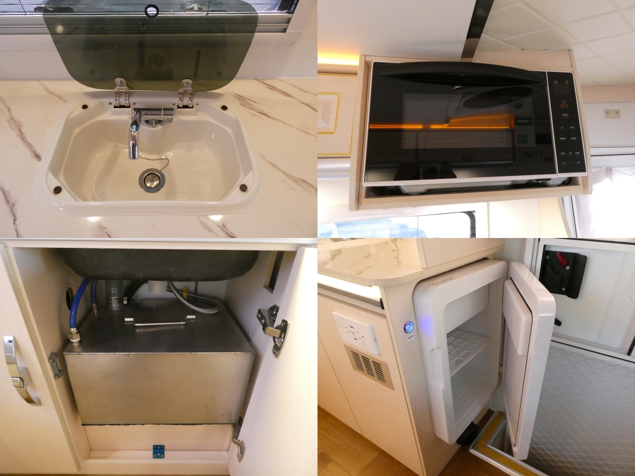 キャンピングカー 軽キャンパー JPｽﾀｰ　ﾊｯﾋﾟｰ1+　4WD　DCｸｰﾗｰ　ﾘﾁｳﾑ