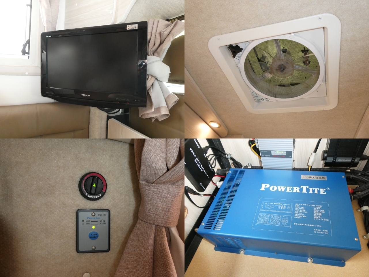 キャンピングカー キャブコン ﾌｧﾝﾙｰﾁｪ　ﾊﾟﾀｺﾞﾆｱｽﾀｰﾘﾝｸﾞ　4WD　家AC　FF