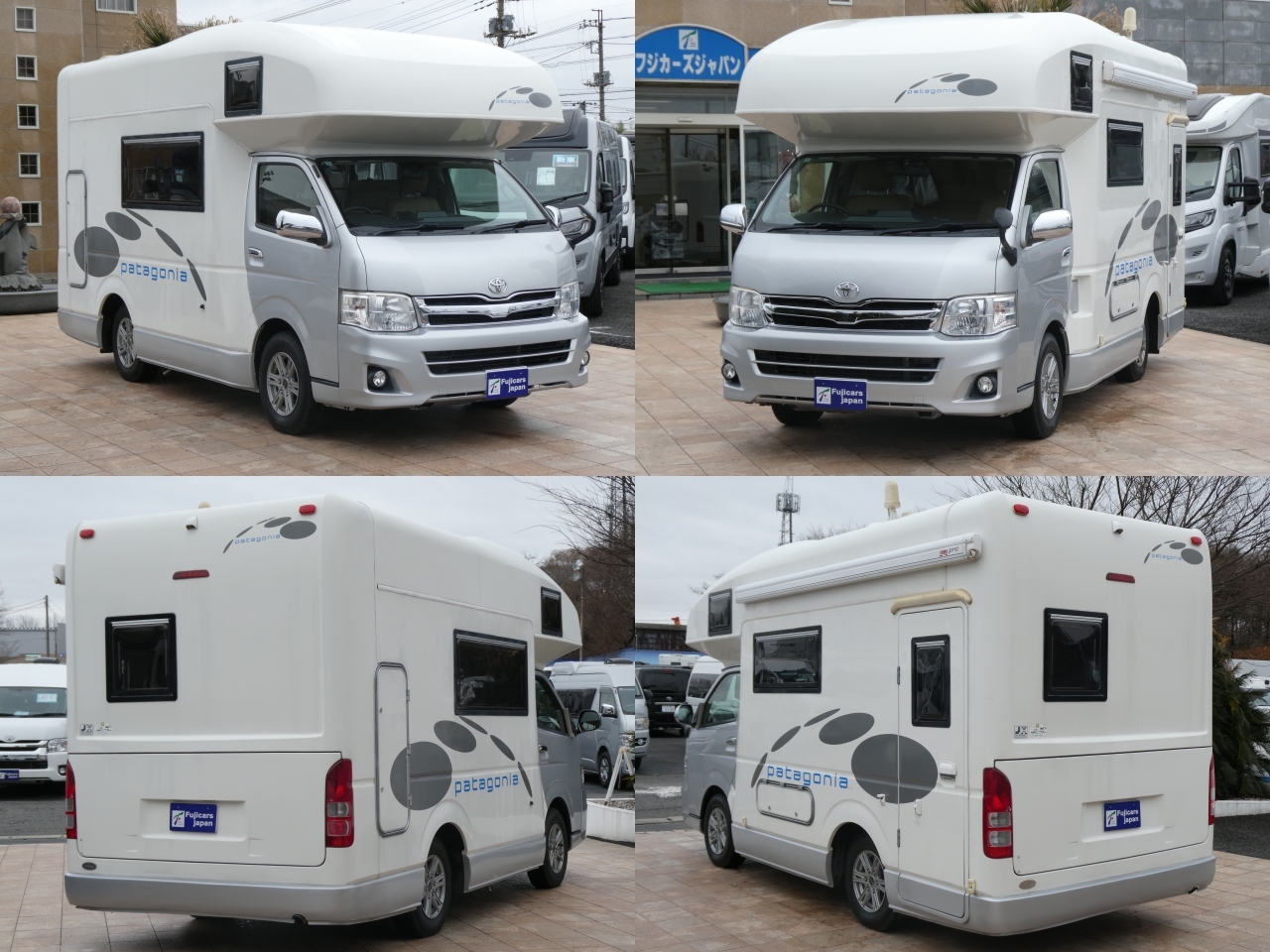 キャンピングカー キャブコン ﾌｧﾝﾙｰﾁｪ　ﾊﾟﾀｺﾞﾆｱｽﾀｰﾘﾝｸﾞ　4WD　家AC　FF