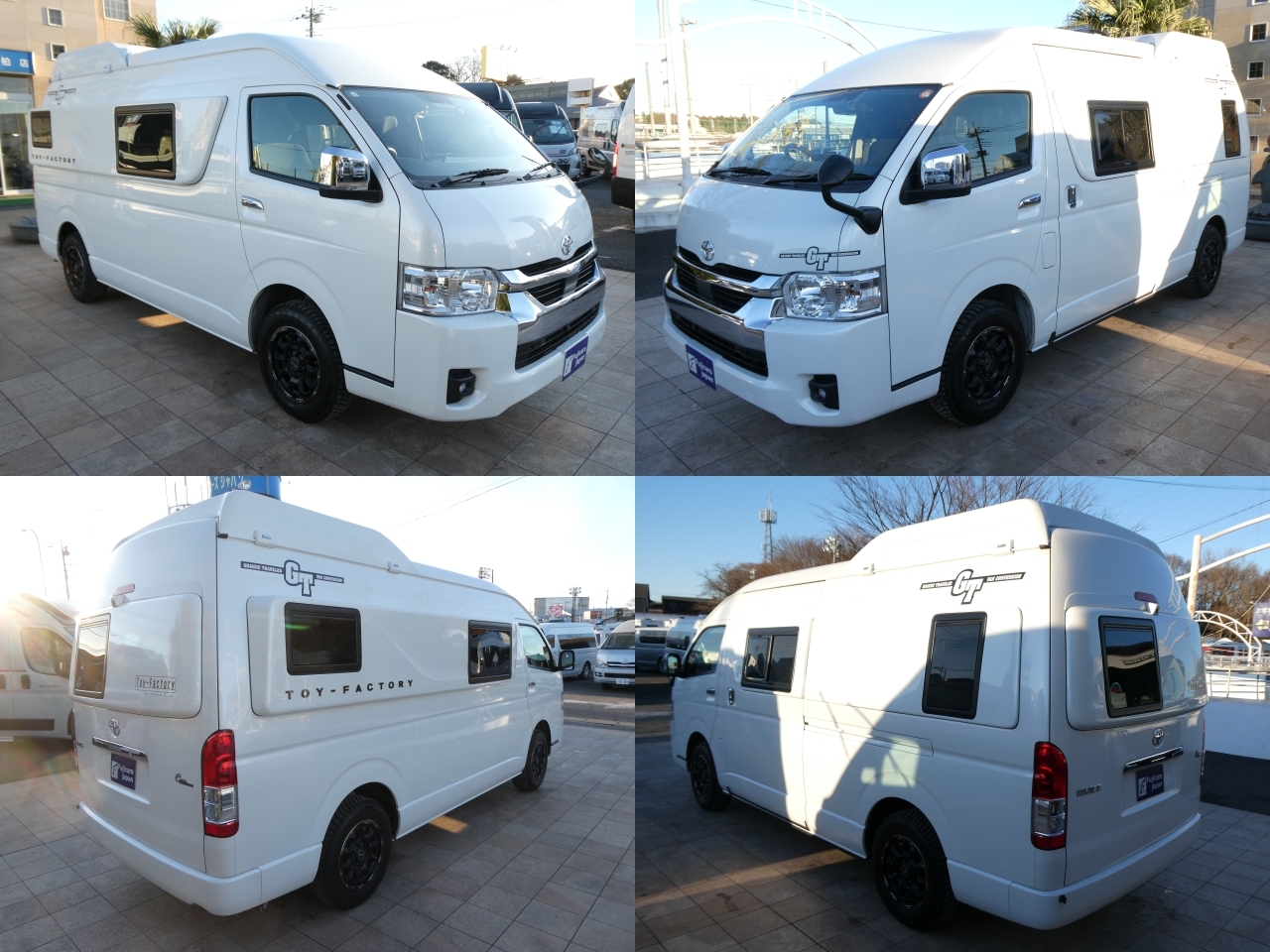 キャンピングカー バンコン ﾄｲﾌｧｸﾄﾘｰ　GTｸﾞﾗﾝﾃﾞ　ｶｰｻﾎｰﾑ　ﾌﾞﾗｯｸED