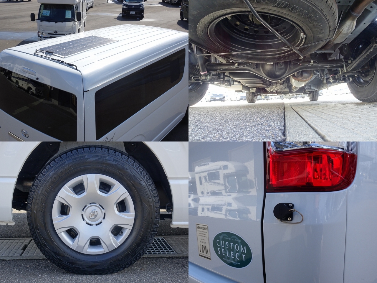 キャンピングカー バンコン ﾊｲｴｰｽ ｶｽﾀﾑｾﾚｸﾄ ﾛｰﾄﾞｾﾚｸﾄWM 4WD