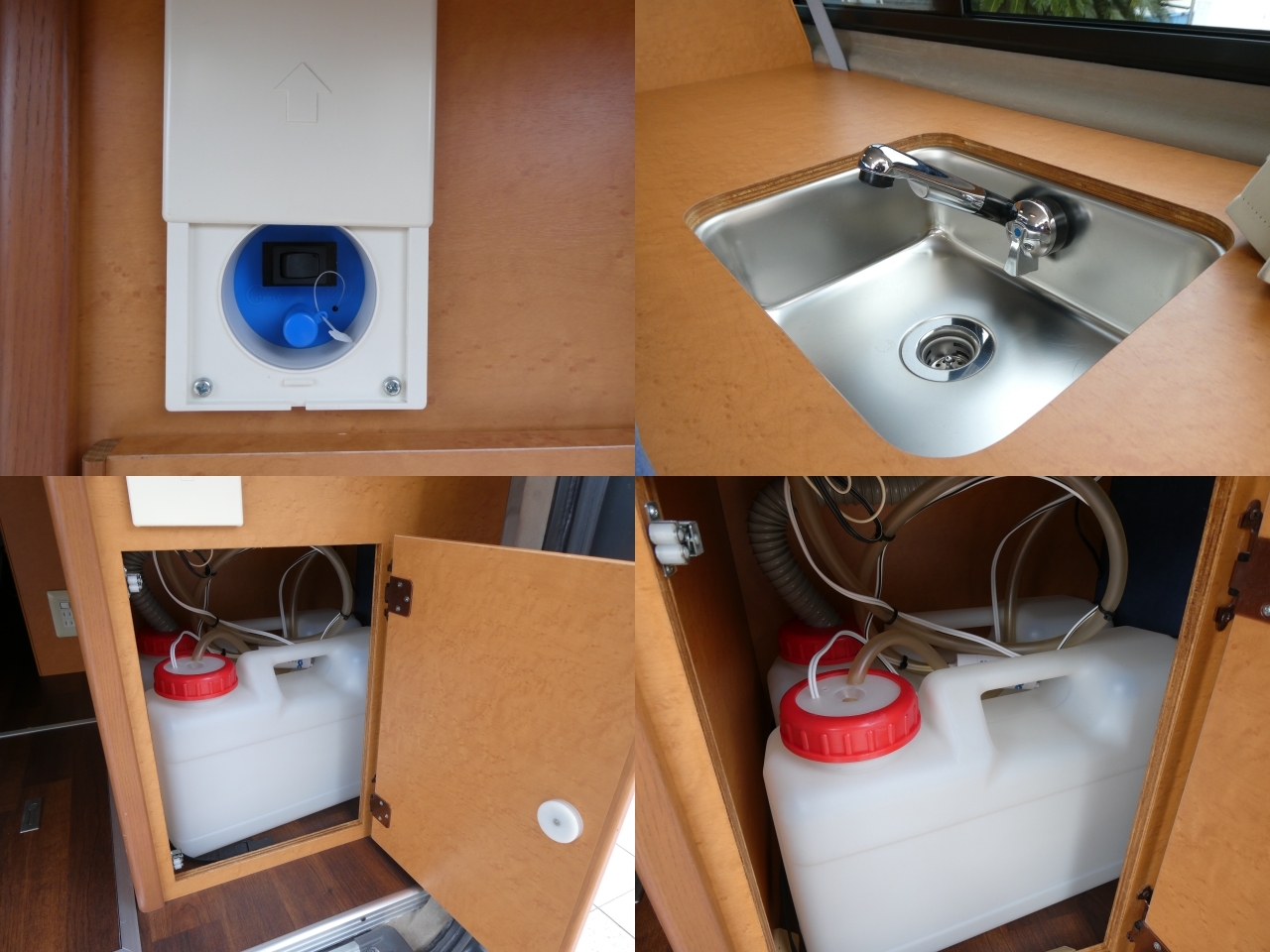 キャンピングカー バンコン OMC　ﾂｱｰｽﾞﾜｲﾄﾞ　走行充電　外部電源