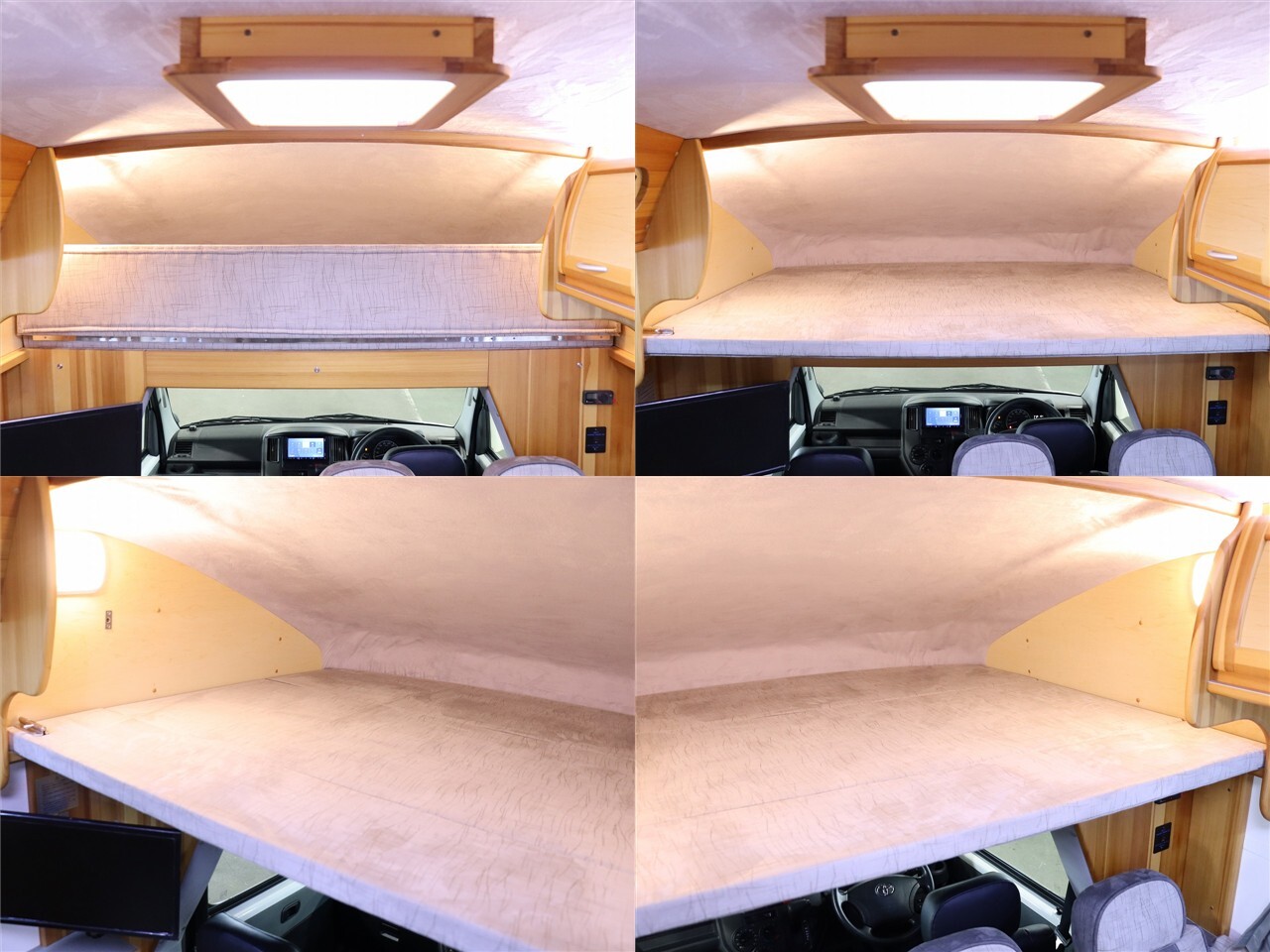 キャンピングカー キャブコン ﾀｳﾝｴｰｽ AtoZ ｱﾚﾝ 4WD　FF　ｲﾝﾊﾞｰﾀｰ