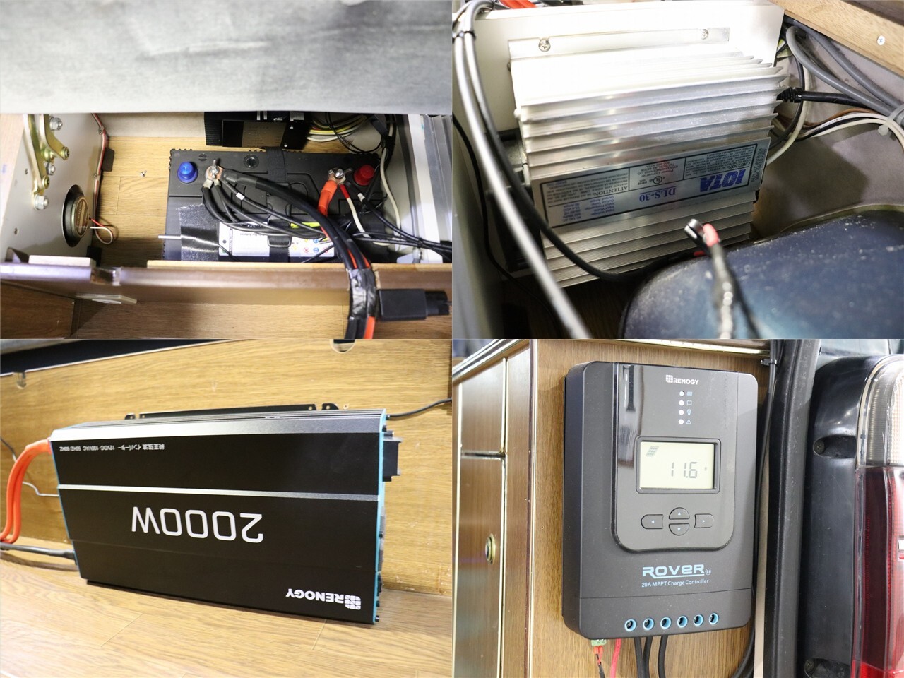 キャンピングカー バンコン ﾊｲｴｰｽ ﾛｰﾀｽRV ｵﾘｼﾞﾅﾙ 4WD　FF　DT