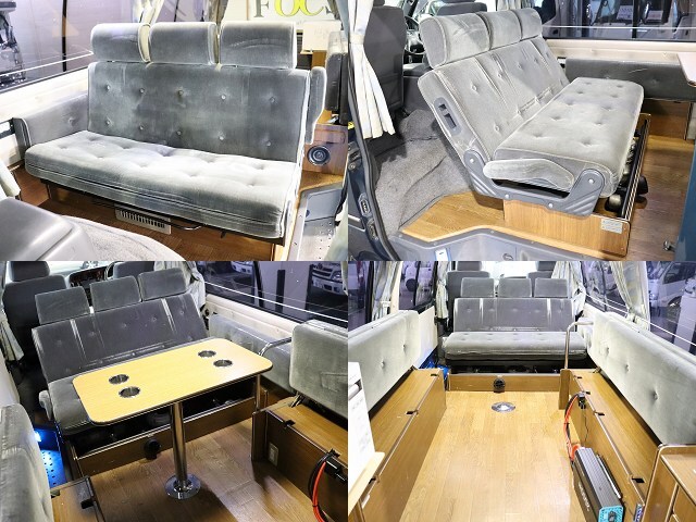 キャンピングカー バンコン ﾊｲｴｰｽ ﾛｰﾀｽRV ｵﾘｼﾞﾅﾙ 4WD　FF　DT