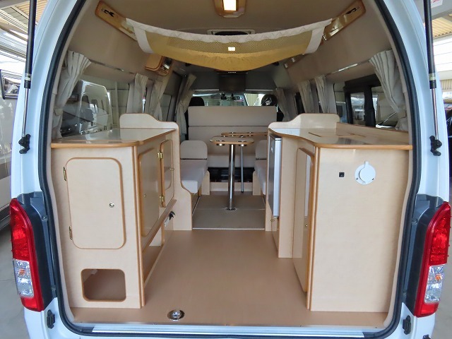 キャンピングカー バンコン ﾊｲｴｰｽ FOCS ｱﾘｾﾞ FFﾋｰﾀｰ 4WD