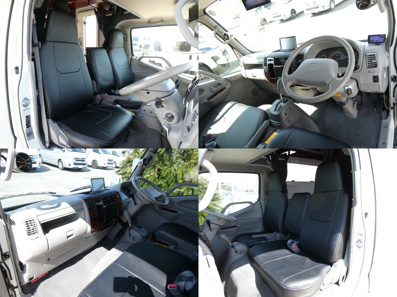 キャンピングカー キャブコン ﾅｯﾂRV　ｽﾃｨﾝｸﾞﾚｲ　窓ｸｰﾗｰ　ｿｰﾗｰﾊﾟﾈﾙ　FF