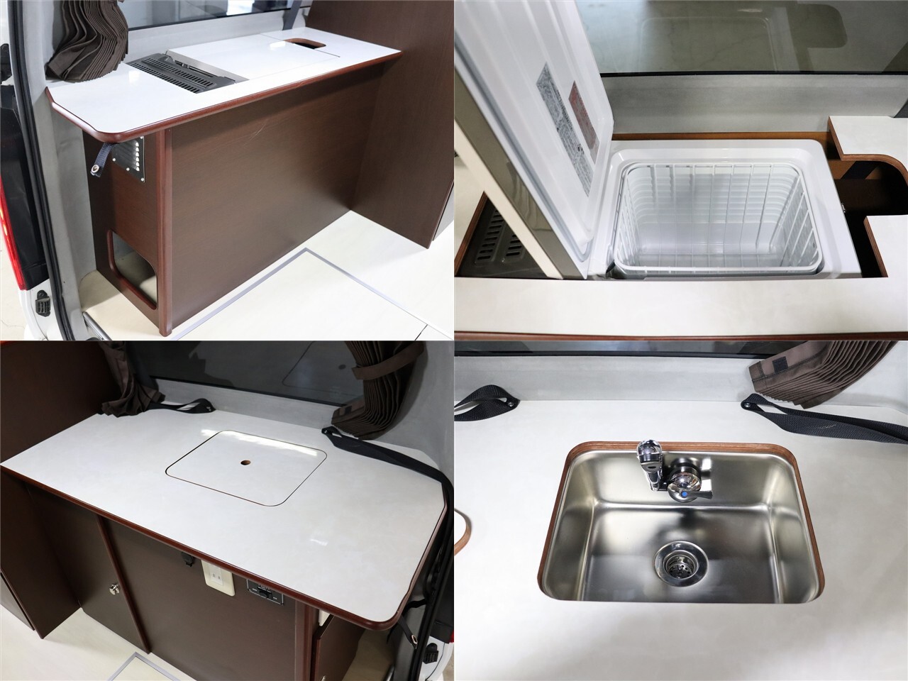 キャンピングカー バンコン ﾊｲｴｰｽ OMC ﾂｱｰｽﾞﾜｲﾄﾞ 4WD　ｻﾌﾞBT