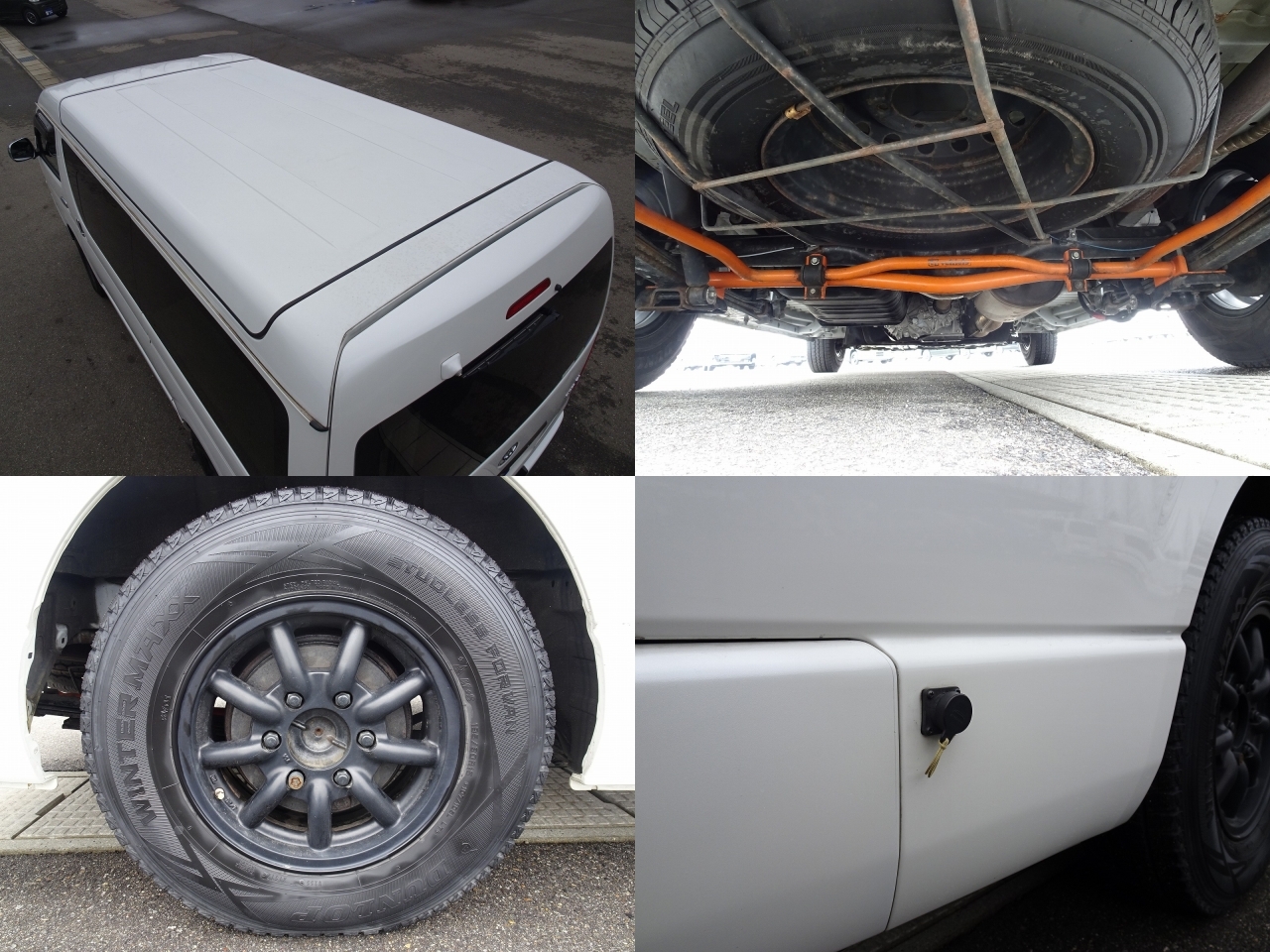 キャンピングカー バンコン ﾊｲｴｰｽ ﾎﾜｲﾄﾊｳｽ ｺﾝﾊﾟｽ 4WD