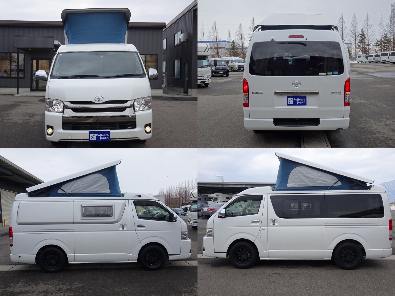 キャンピングカー バンコン ﾊｲｴｰｽ ﾎﾜｲﾄﾊｳｽ ｺﾝﾊﾟｽ 4WD