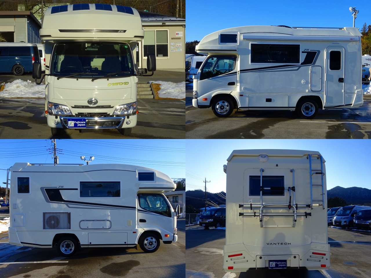 キャンピングカー キャブコン  ｶﾑﾛｰﾄﾞ ﾊﾞﾝﾃｯｸ ｼﾞﾙ 家庭用ｴｱｺﾝ 4WD