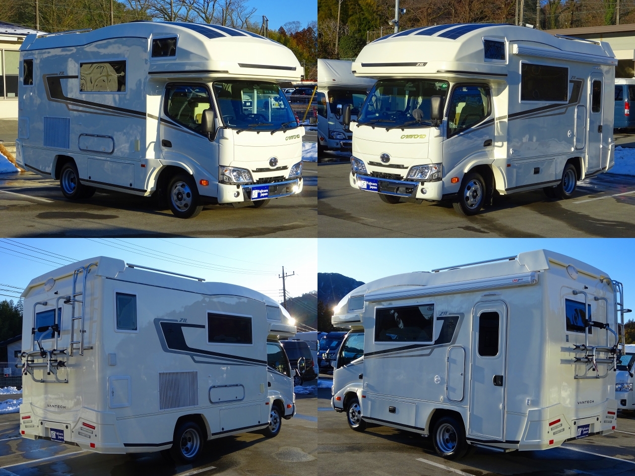 キャンピングカー キャブコン  ｶﾑﾛｰﾄﾞ ﾊﾞﾝﾃｯｸ ｼﾞﾙ 家庭用ｴｱｺﾝ 4WD