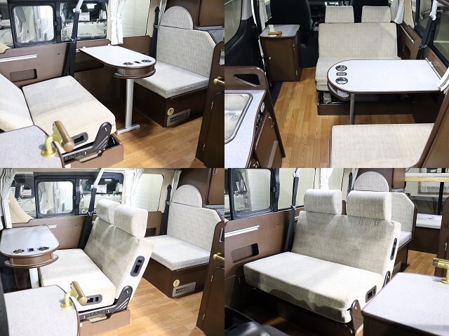 キャンピングカー バンコン ﾊｲｴｰｽ ｱﾙﾍﾟｼﾞｵ ﾘﾗｯｸｽ 4WD　FFﾋｰﾀｰ