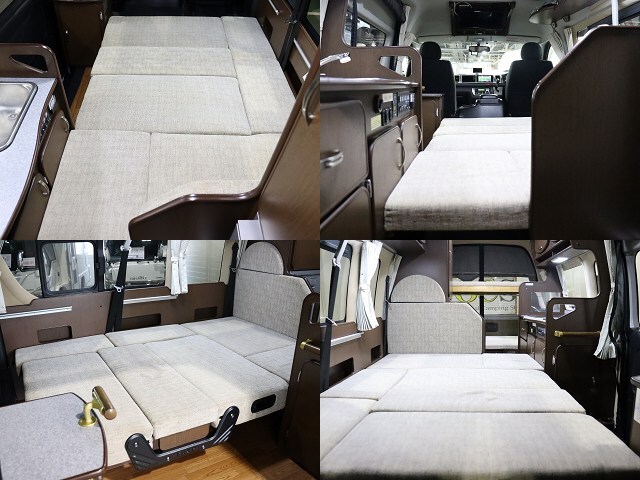 キャンピングカー バンコン ﾊｲｴｰｽ ｱﾙﾍﾟｼﾞｵ ﾘﾗｯｸｽ 4WD　FFﾋｰﾀｰ