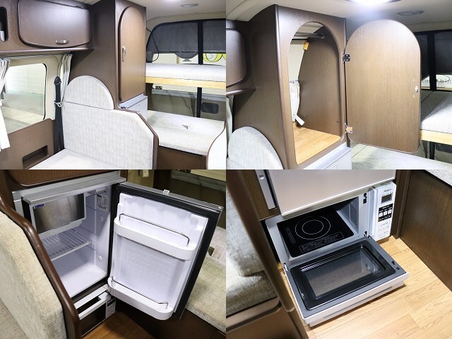 キャンピングカー バンコン ﾊｲｴｰｽ ｱﾙﾍﾟｼﾞｵ ﾘﾗｯｸｽ 4WD　FFﾋｰﾀｰ