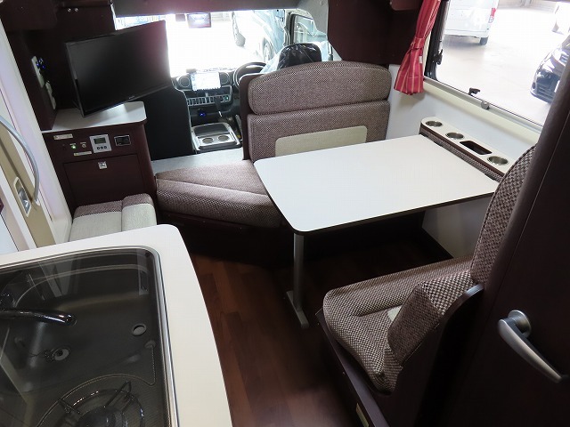 キャンピングカー キャブコン ｶﾑﾛｰﾄﾞﾅｯﾂｸﾚｱ5.3Xｴﾎﾞﾘｭｰｼｮﾝ家ｴｱｺﾝ