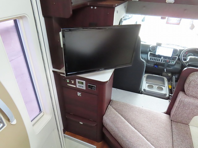 キャンピングカー キャブコン ｶﾑﾛｰﾄﾞﾅｯﾂｸﾚｱ5.3Xｴﾎﾞﾘｭｰｼｮﾝ家ｴｱｺﾝ