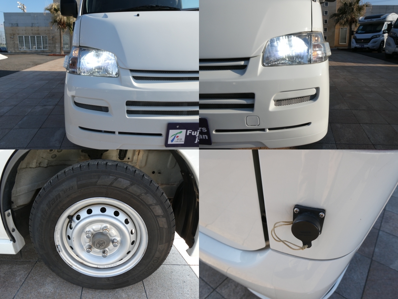 キャンピングカー バンコン ﾀｺｽ　ﾊﾅ　DC冷蔵庫　走行充電　外部充電