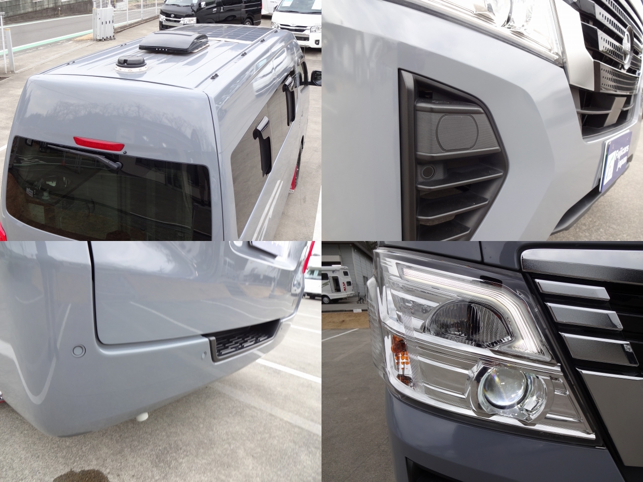 キャンピングカー NV350キャラバン ﾚｸﾋﾞｨ ｲｿﾞﾗ　家ｴｱｺﾝ　ﾘﾁｳﾑ200Ah　FF