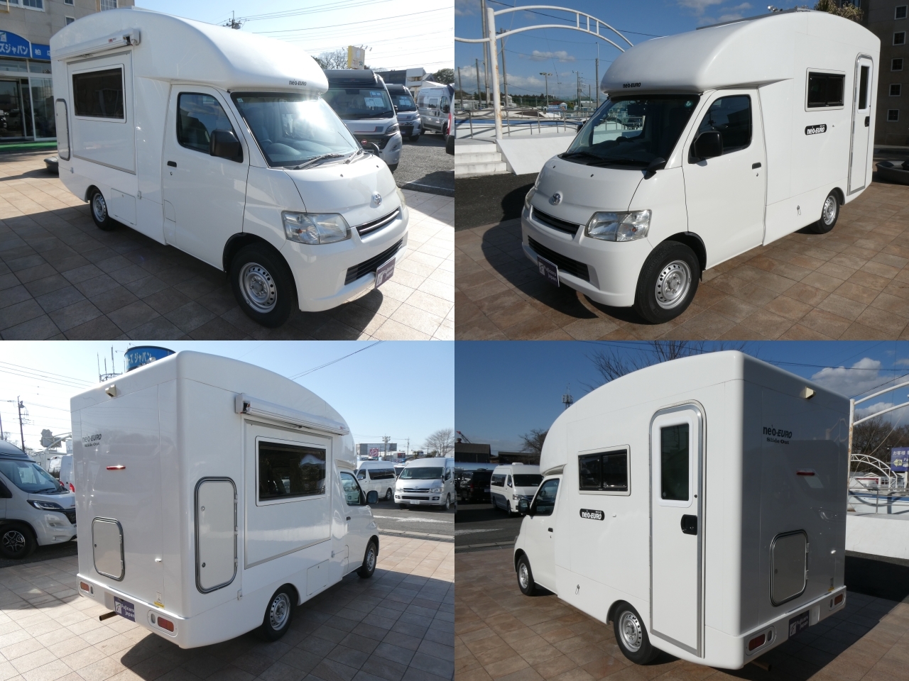 キャンピングカー キャブコン かｰいんてりあ高橋　ﾈｵﾕｰﾛ　手動ｽﾗｲﾄﾞｱｳﾄ　FF