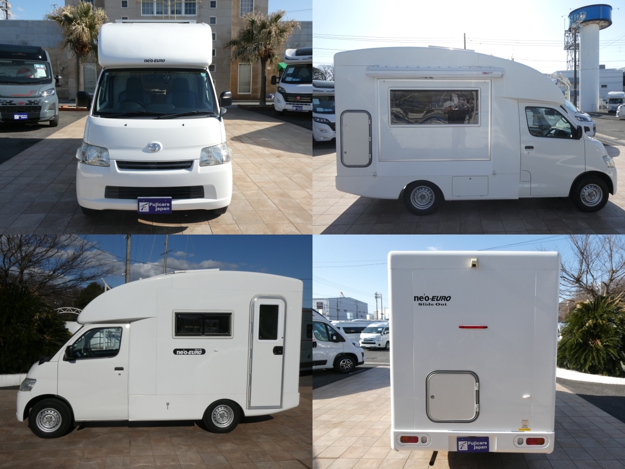 キャンピングカー キャブコン かｰいんてりあ高橋　ﾈｵﾕｰﾛ　手動ｽﾗｲﾄﾞｱｳﾄ　FF