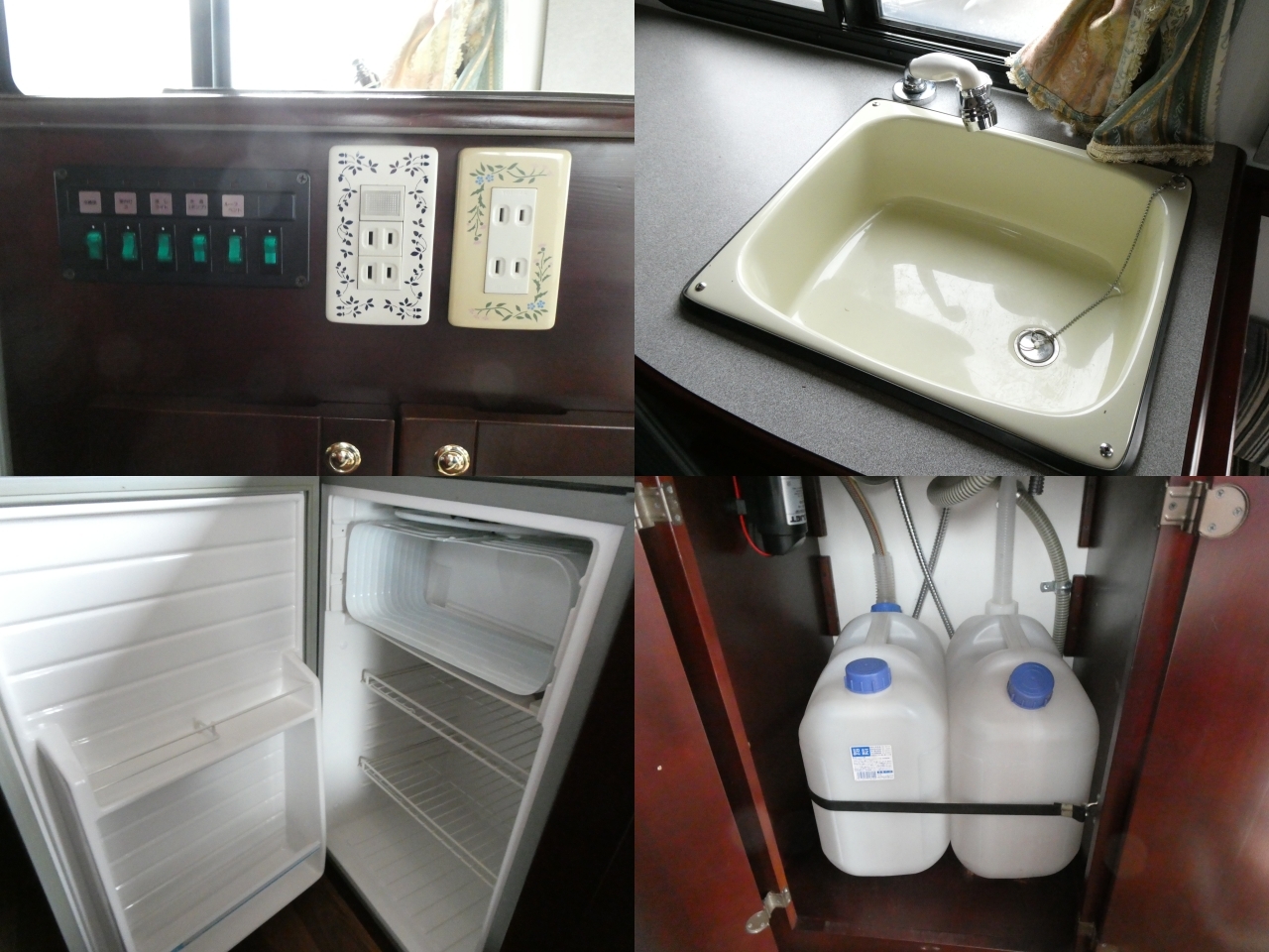 キャンピングカー キャブコン ﾅｯﾂRV　ｸﾚｿﾝﾎﾞｰﾀﾞｰ　FFﾋｰﾀｰ　ｿｰﾗｰﾊﾟﾈﾙ