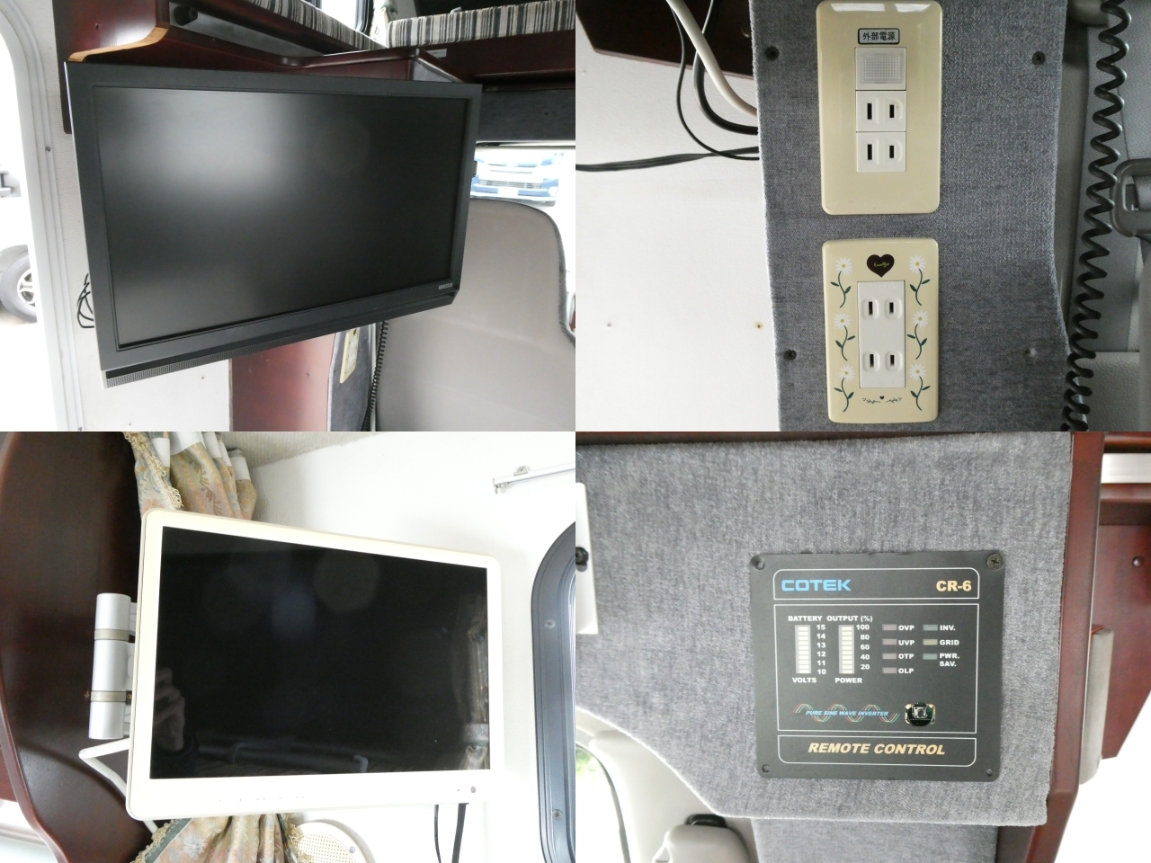 キャンピングカー キャブコン ﾅｯﾂRV　ｸﾚｿﾝﾎﾞｰﾀﾞｰ　FFﾋｰﾀｰ　ｿｰﾗｰﾊﾟﾈﾙ