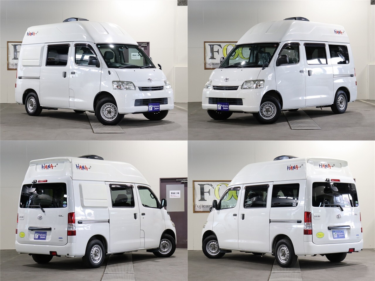 キャンピングカー バンコン ﾗｲﾄｴｰｽ ﾀｺｽ ﾊﾅ4WD　FFﾋｰﾀｰ　ｲﾝﾊﾞｰﾀｰ