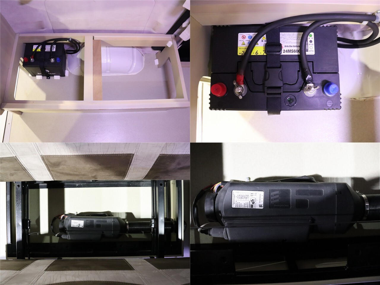 キャンピングカー バンコン ﾗｲﾄｴｰｽ ﾀｺｽ ﾊﾅ4WD　FFﾋｰﾀｰ　ｲﾝﾊﾞｰﾀｰ