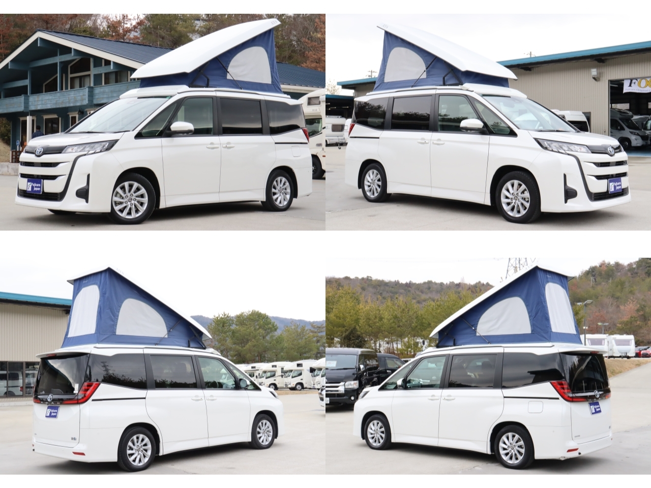 キャンピングカー バンコン ﾉｱHV　G ﾎﾜｲﾄﾊｳｽ ﾃﾞｲｽﾞ　FFﾋｰﾀｰ