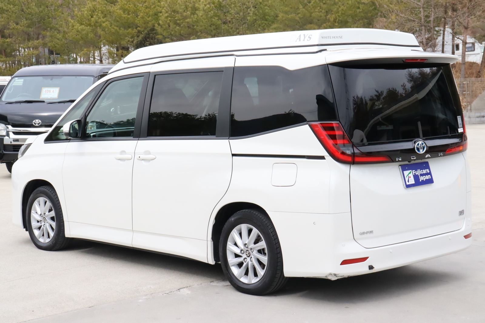 キャンピングカー バンコン ﾉｱHV　G ﾎﾜｲﾄﾊｳｽ ﾃﾞｲｽﾞ　FFﾋｰﾀｰ