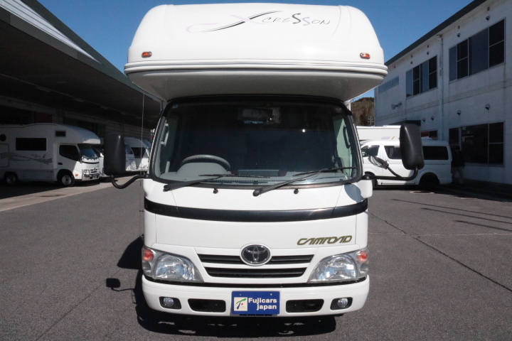 キャンピングカー キャブコン ｶﾑﾛｰﾄﾞ ﾅｯﾂRVｸﾚｿﾝX 家庭用ｴｱｺﾝ FF暖房