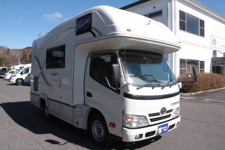 キャンピングカー キャブコン ｶﾑﾛｰﾄﾞ ﾅｯﾂRVｸﾚｿﾝX 家庭用ｴｱｺﾝ FF暖房