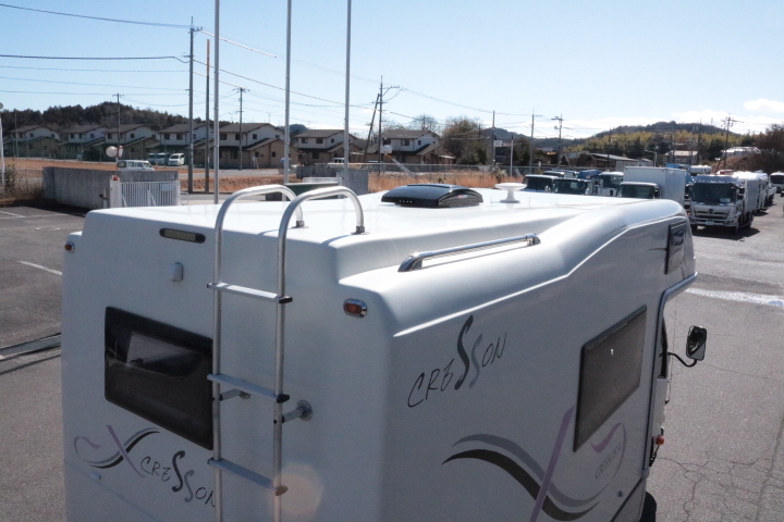 キャンピングカー キャブコン ｶﾑﾛｰﾄﾞ ﾅｯﾂRVｸﾚｿﾝX 家庭用ｴｱｺﾝ FF暖房