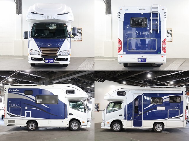 キャンピングカー キャブコン ｶﾑﾛｰﾄﾞﾅｯﾂ ｸﾚｱ5.3Xｴﾎﾞﾘｭｰｼｮﾝ 4WD