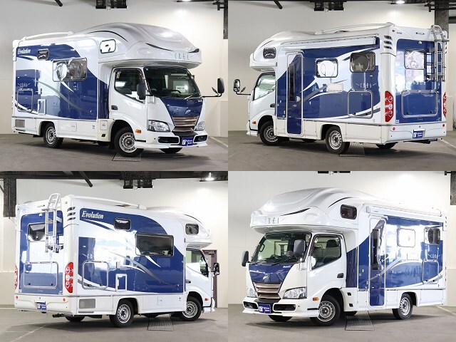 キャンピングカー キャブコン ｶﾑﾛｰﾄﾞﾅｯﾂ ｸﾚｱ5.3Xｴﾎﾞﾘｭｰｼｮﾝ 4WD