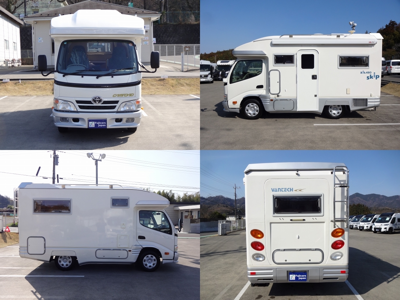 キャンピングカー キャブコン ｶﾑﾛｰﾄﾞ ﾊﾞﾝﾃｯｸ ｼﾞﾙ480ｽｷｯﾌﾟ　家AC