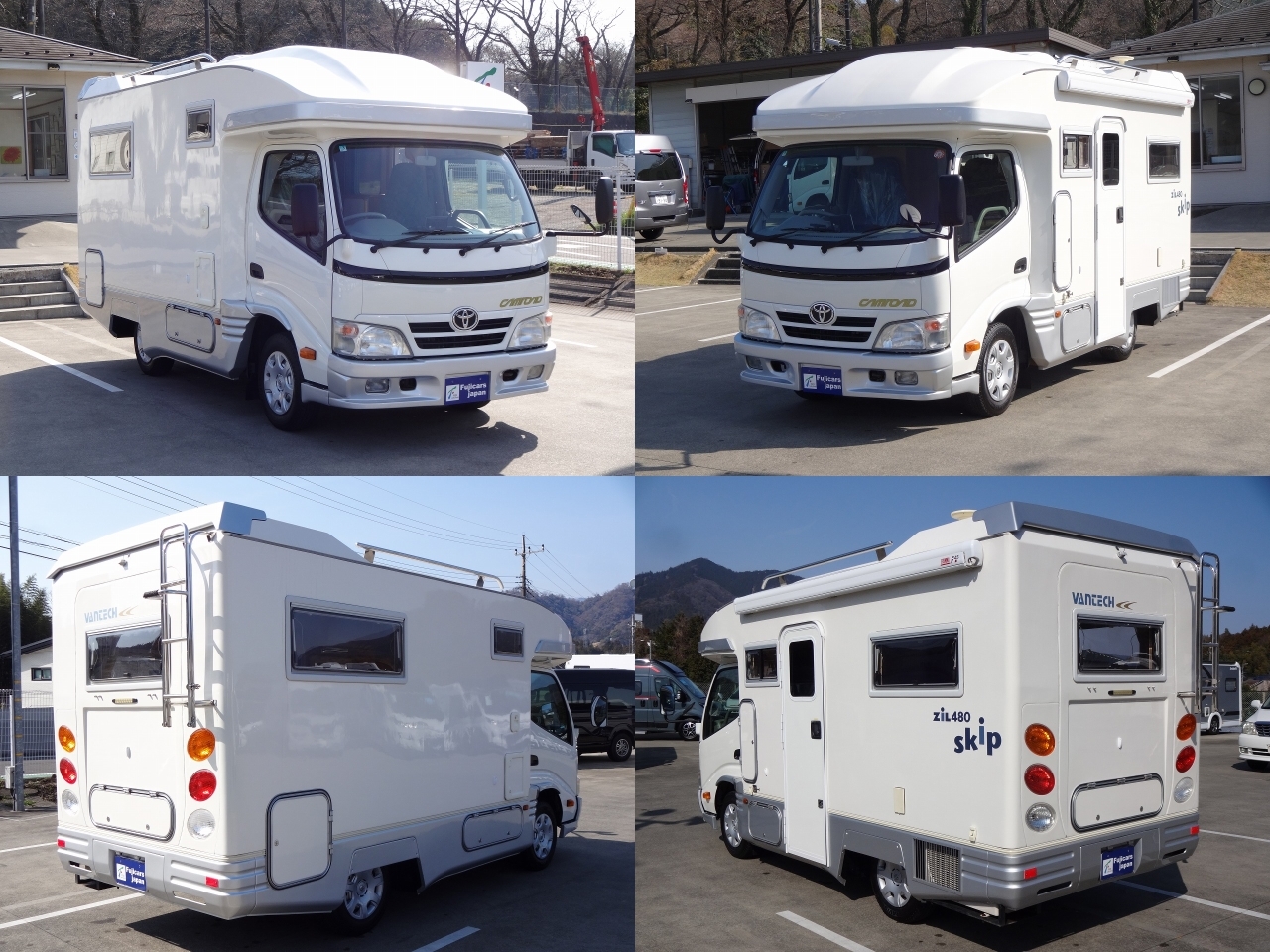 キャンピングカー キャブコン ｶﾑﾛｰﾄﾞ ﾊﾞﾝﾃｯｸ ｼﾞﾙ480ｽｷｯﾌﾟ　家AC