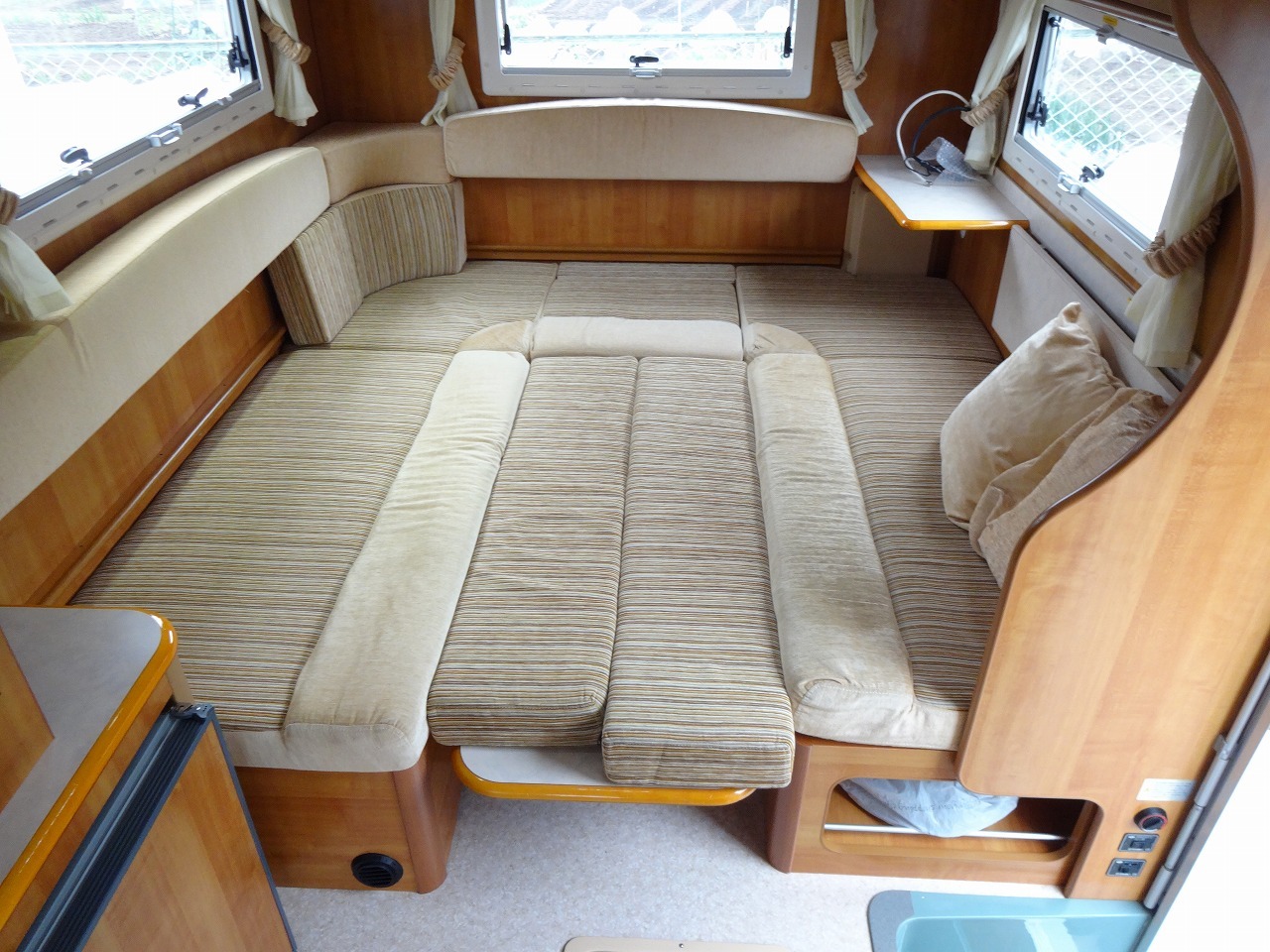 キャンピングカー キャブコン ｶﾑﾛｰﾄﾞ ﾊﾞﾝﾃｯｸ ｼﾞﾙ480ｽｷｯﾌﾟ　家AC