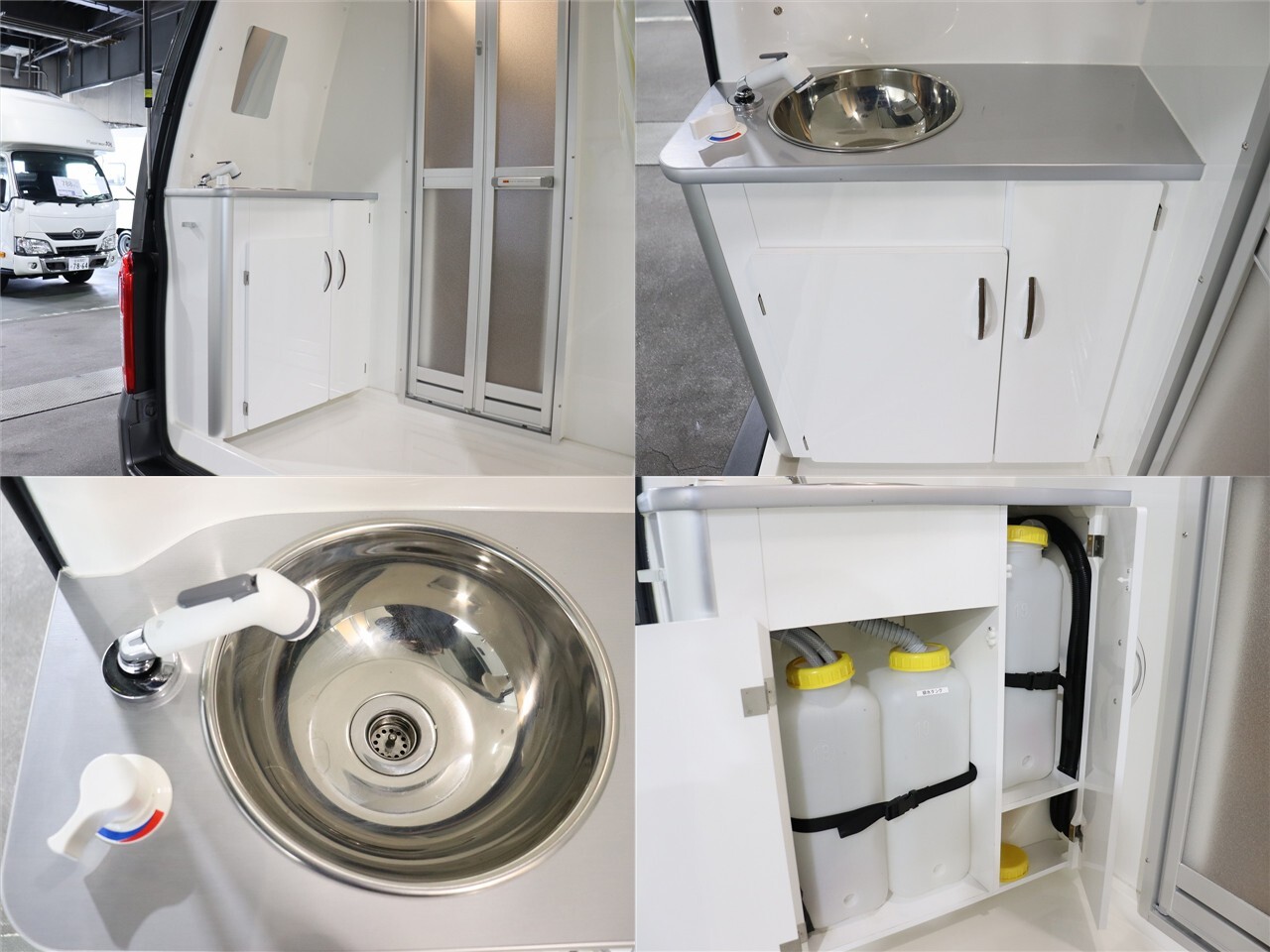 キャンピングカー バンコン ｷｬﾗﾊﾞﾝ ﾚｸﾋﾞｨ ｲｿﾞﾗ 4WD　FF　家庭用AC