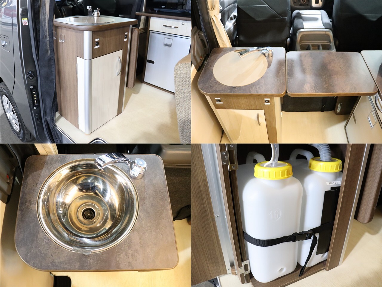 キャンピングカー バンコン ｷｬﾗﾊﾞﾝ ﾚｸﾋﾞｨ ｲｿﾞﾗ 4WD　FF　家庭用AC