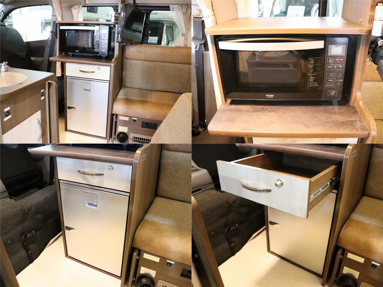 キャンピングカー バンコン ｷｬﾗﾊﾞﾝ ﾚｸﾋﾞｨ ｲｿﾞﾗ 4WD　FF　家庭用AC