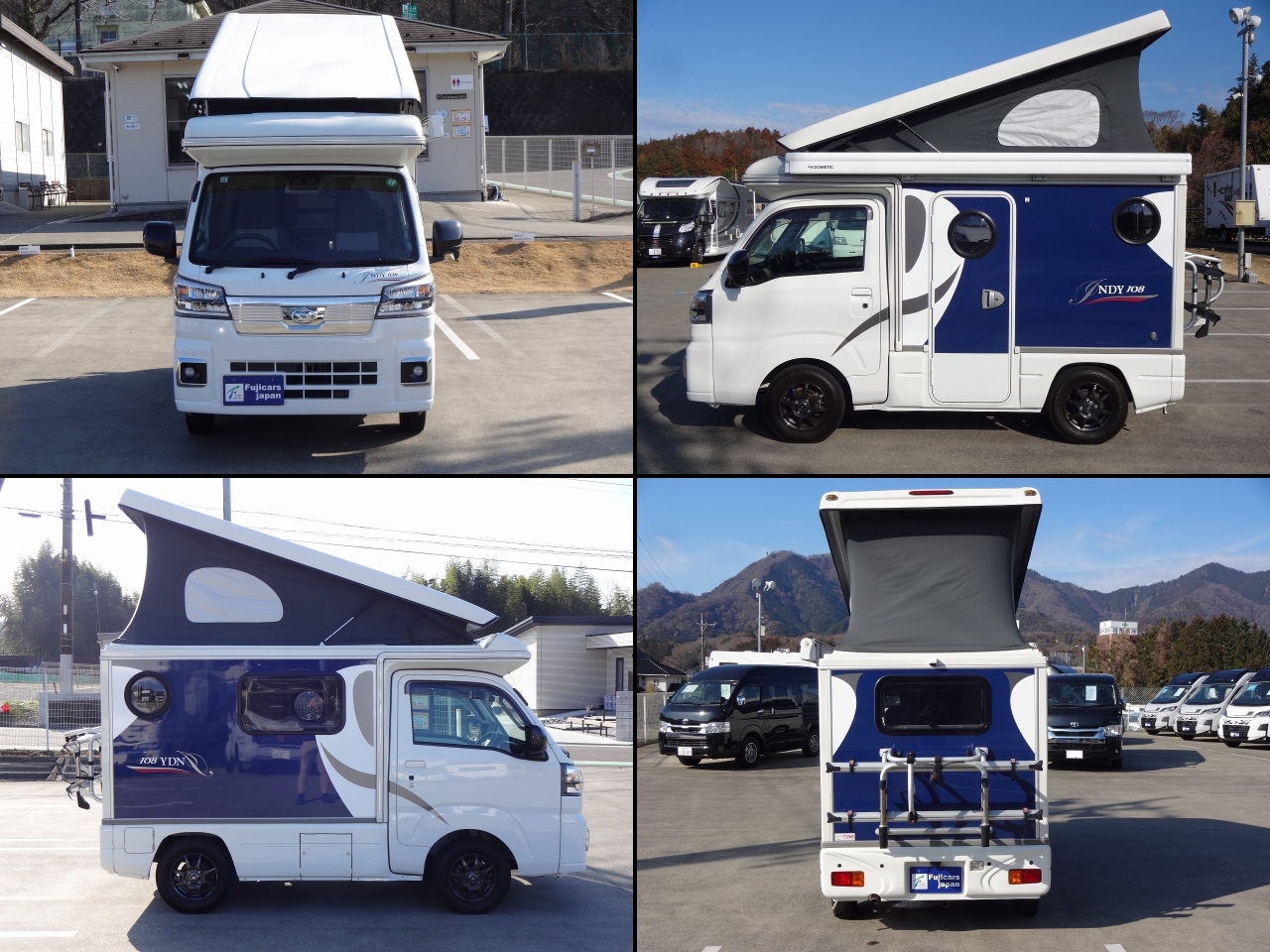 キャンピングカー 軽キャンパー ﾊｲｾﾞｯﾄ 東和 ｲﾝﾃﾞｨ108 4WD　FFﾋｰﾀｰ