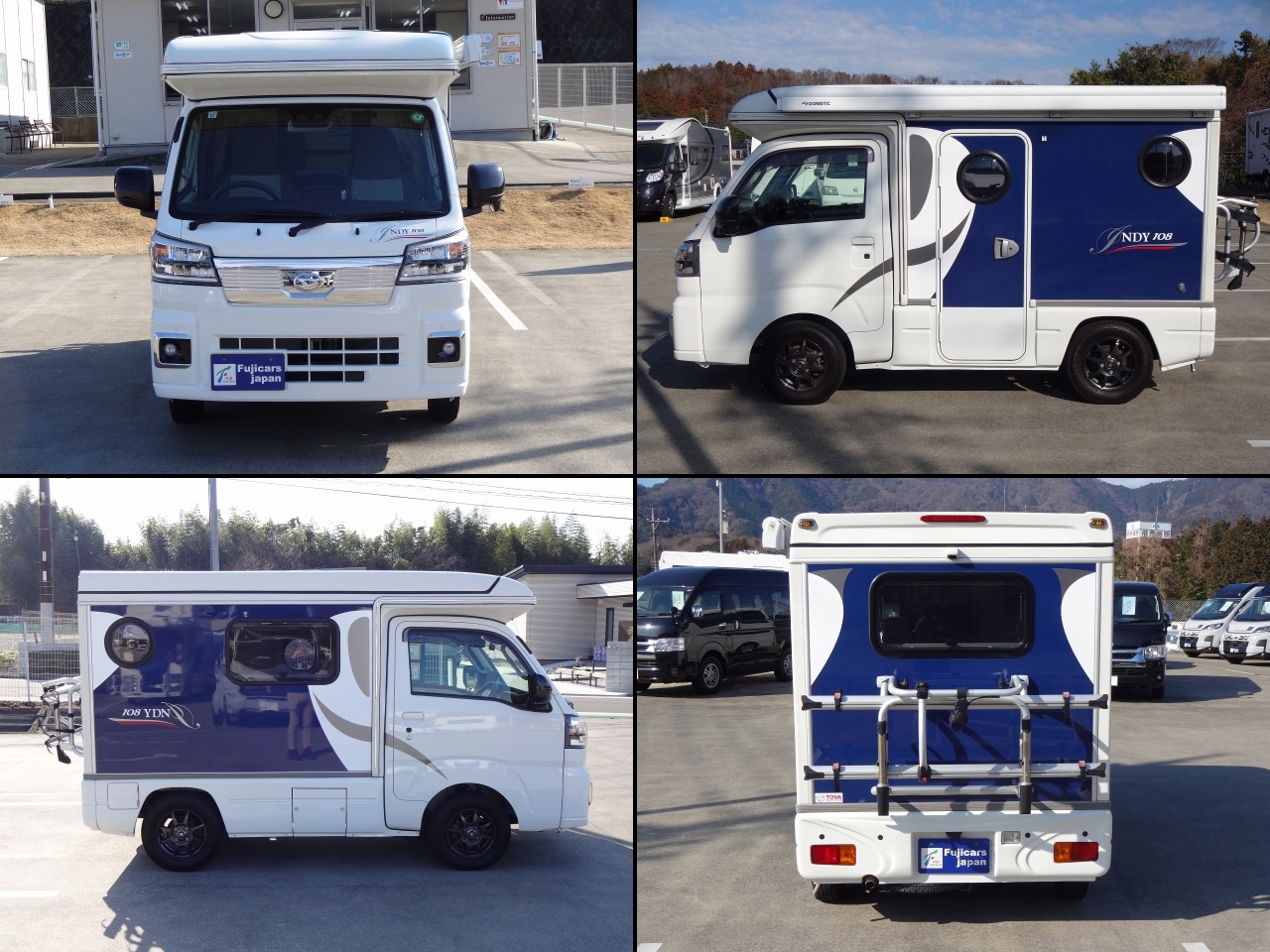 キャンピングカー 軽キャンパー ﾊｲｾﾞｯﾄ 東和 ｲﾝﾃﾞｨ108 4WD　FFﾋｰﾀｰ