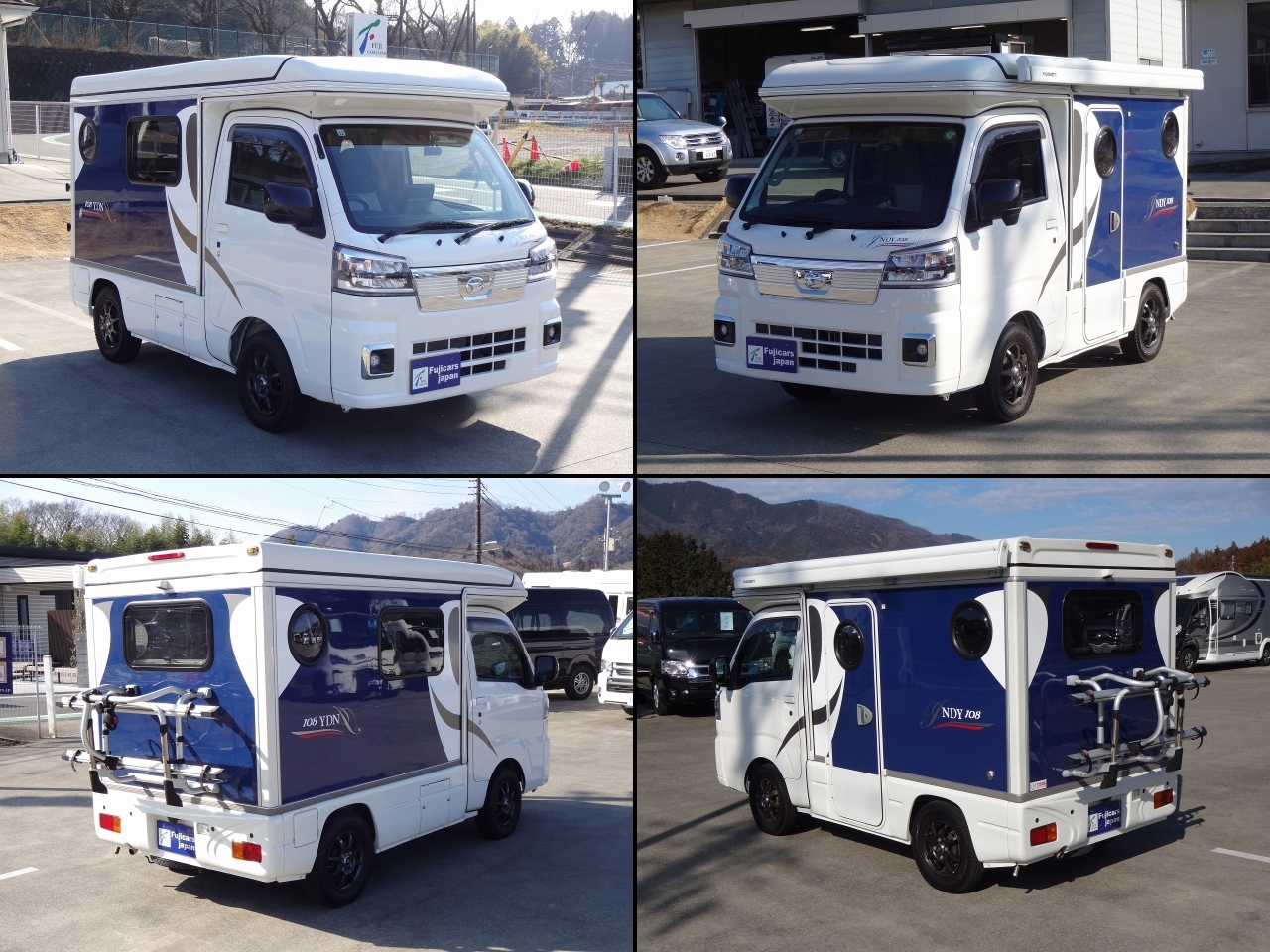 キャンピングカー 軽キャンパー ﾊｲｾﾞｯﾄ 東和 ｲﾝﾃﾞｨ108 4WD　FFﾋｰﾀｰ