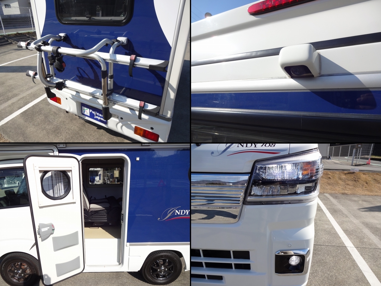 キャンピングカー 軽キャンパー ﾊｲｾﾞｯﾄ 東和 ｲﾝﾃﾞｨ108 4WD　FFﾋｰﾀｰ