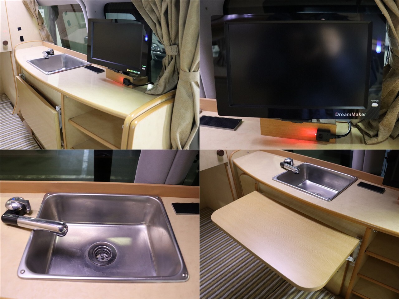 キャンピングカー バンコン ﾊｲｴｰｽ ﾉｰｽﾗｲﾌ 大地LG改 4WD　FF