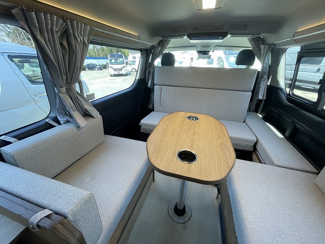 キャンピングカー バンコン ﾊｲｴｰｽ FOCS DS-F FFﾋｰﾀｰ 冷蔵庫 4WD