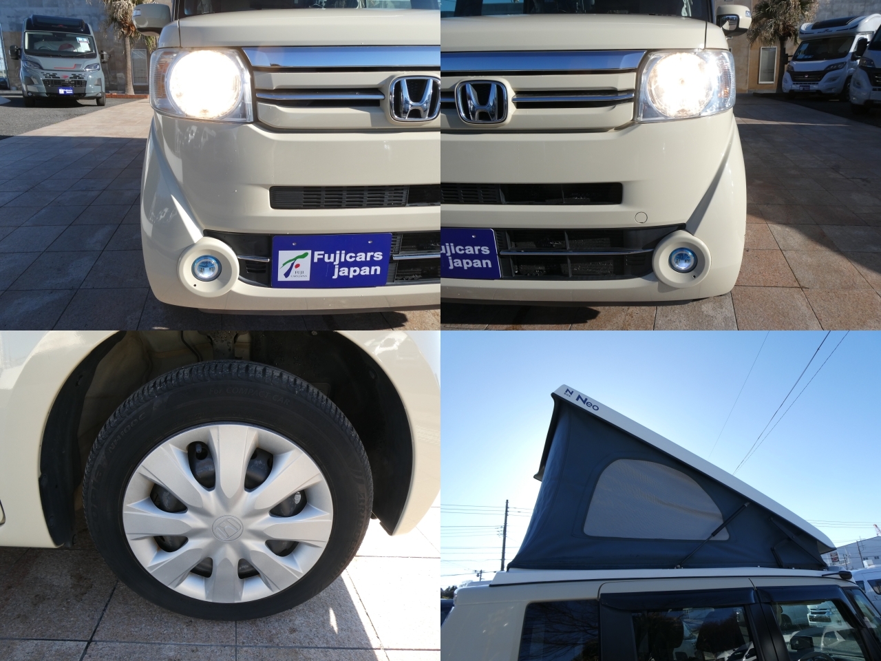 キャンピングカー 軽キャンパー N-BOX　ﾎﾜｲﾄﾊｳｽ　ｷｬﾝﾊﾟｰﾈｵ　4WD　ｿｰﾗｰ