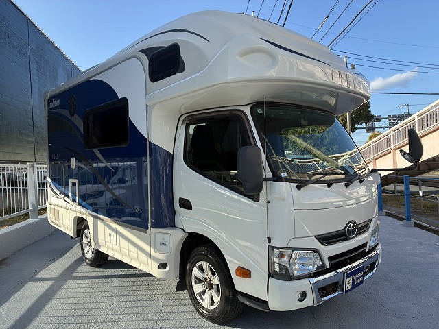 キャンピングカー キャブコン ｶﾑﾛｰﾄﾞﾅｯﾂRVｸﾚｱ5.3Xｴﾎﾞﾘｭｰｼｮﾝ4WD